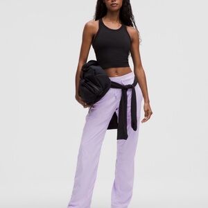 NWT Lululemon Dance Studio size 4 midrise pant Lavender Frost Short length